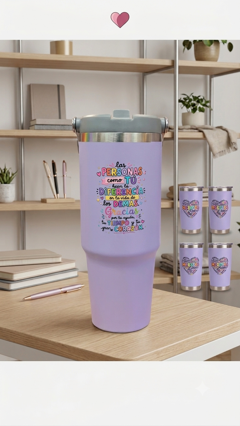 Vaso Térmico "Las Personas Como Tú Hacen la Diferencia"