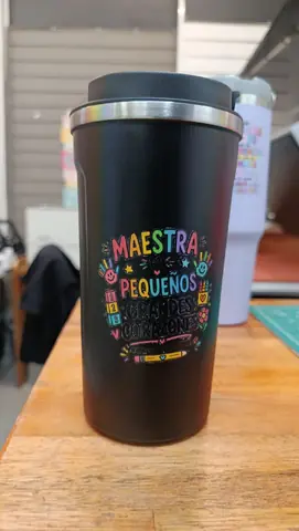 Vaso Térmico para Café "Maestra de Pequeños, Grandes Corazones