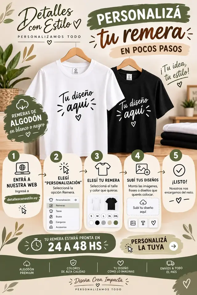 Remera Personalizada con tu Diseño