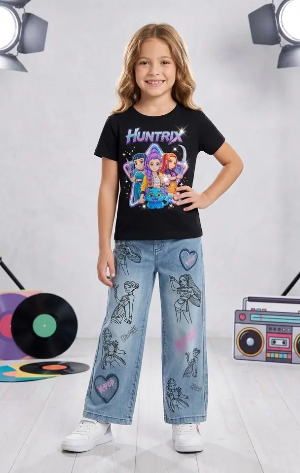 Guerrera Kpop Pantalon y Remera