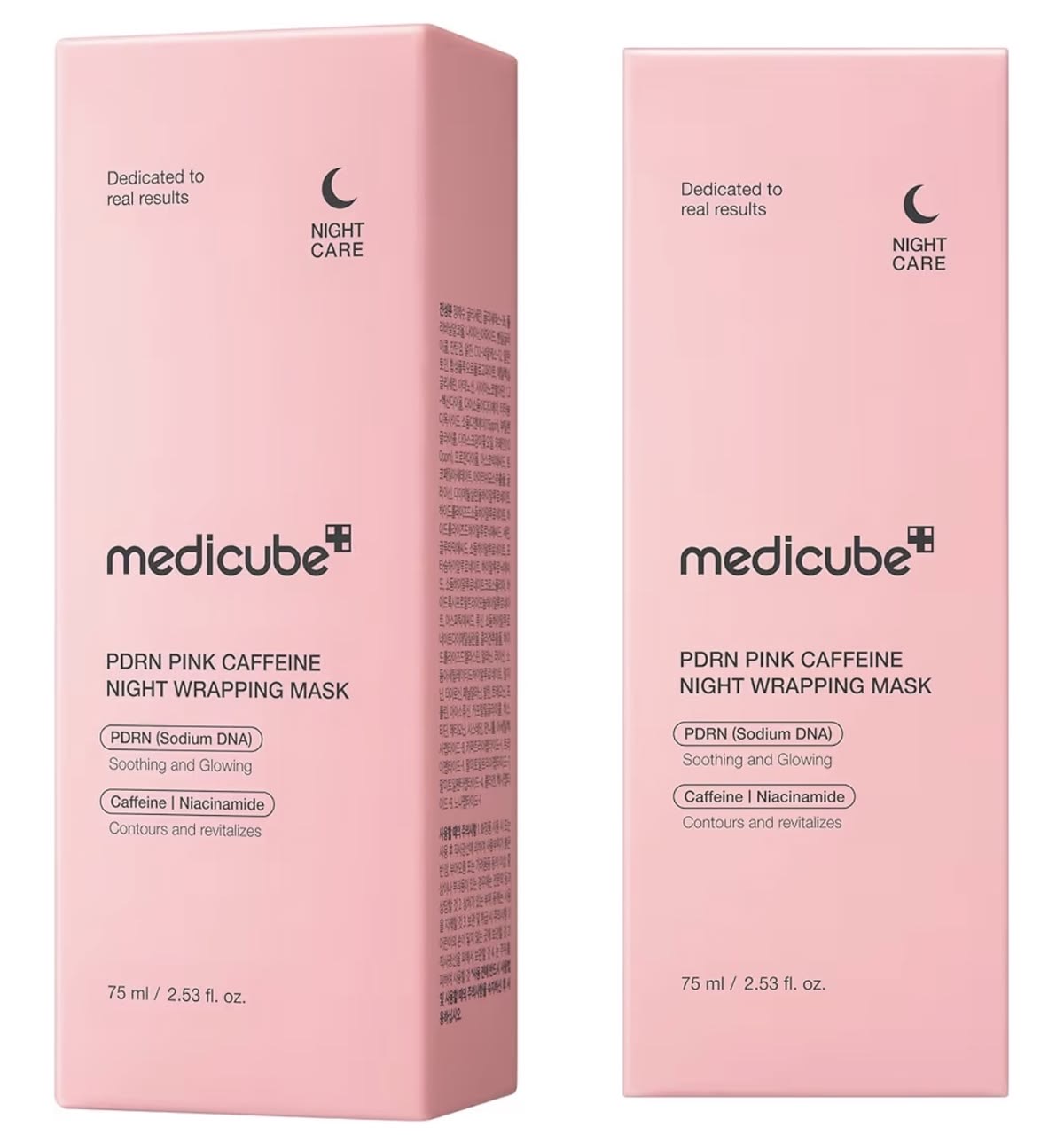 MEDICUBE PDRN PINK CAFFEINE NIGHT WRAPPING MASK – 75 ML