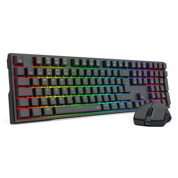 Kit de Teclado y Mouse Redragon  SP Teclado full size