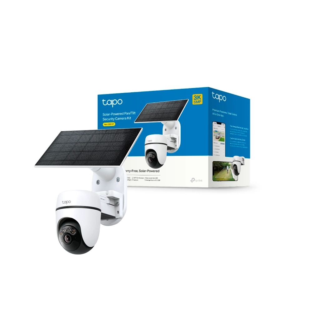 Cámara WiFi + Panel Solar TP-LINK Tapo C630 KIT | QHD, Visión Nocturna, Exterior