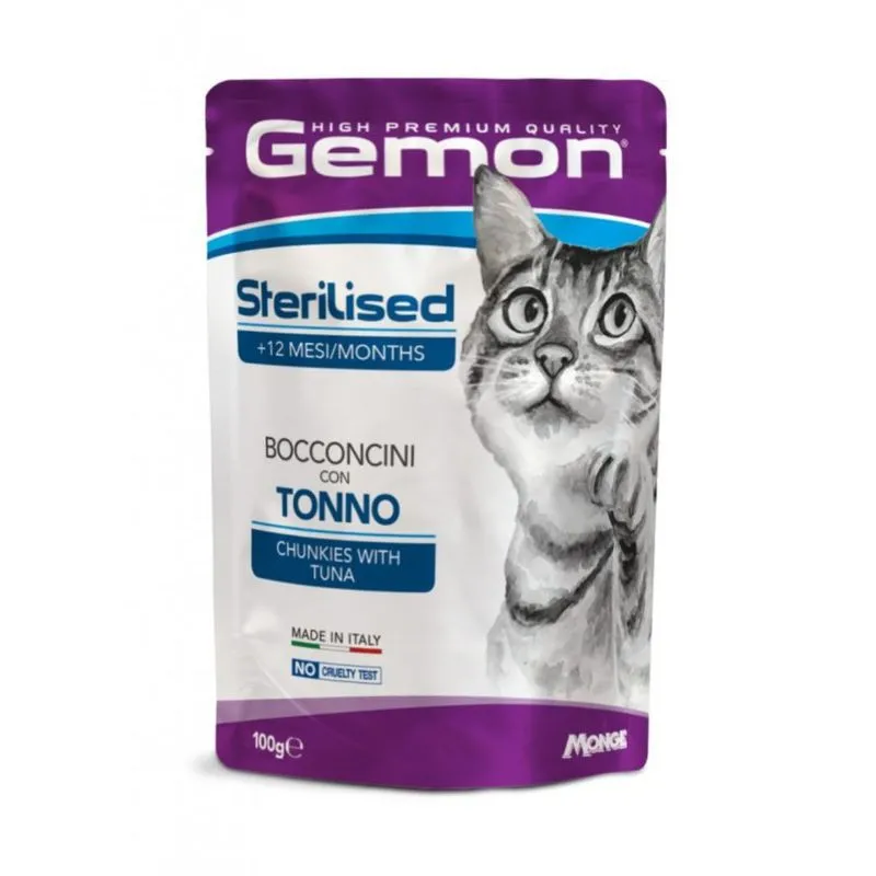 Gemon salsa gato castrado atún