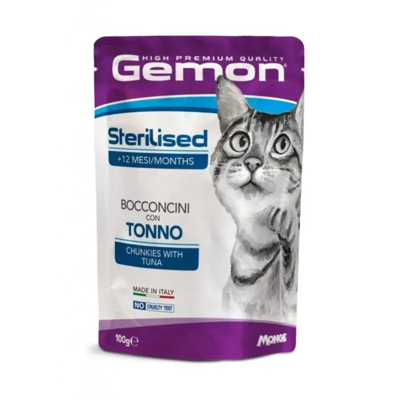Gemon salsa gato castrado atún