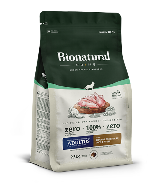 Bionatural perros adultos medianos y grandes 2.5kg