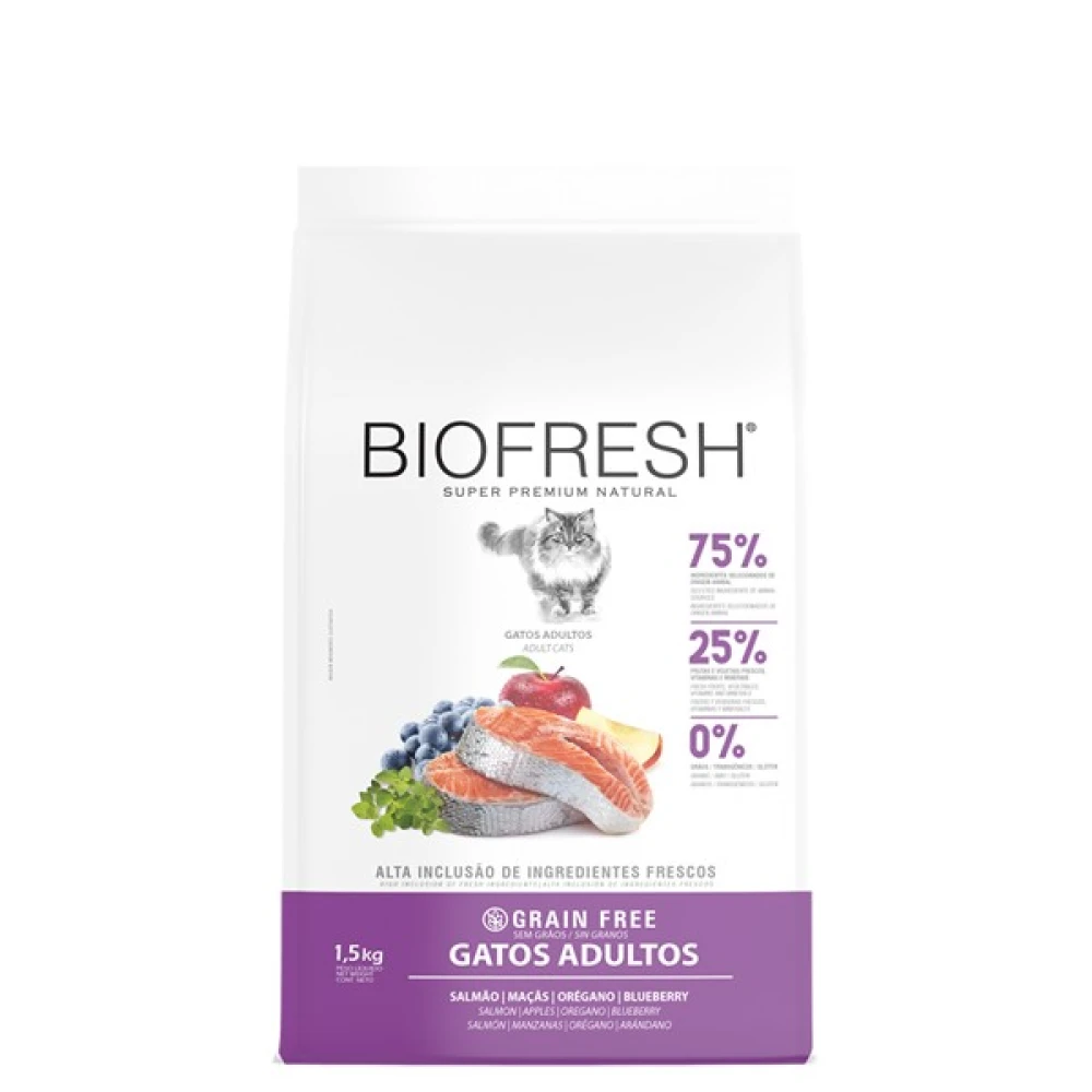 Biofresh gato adulto salmón 1.5kg
