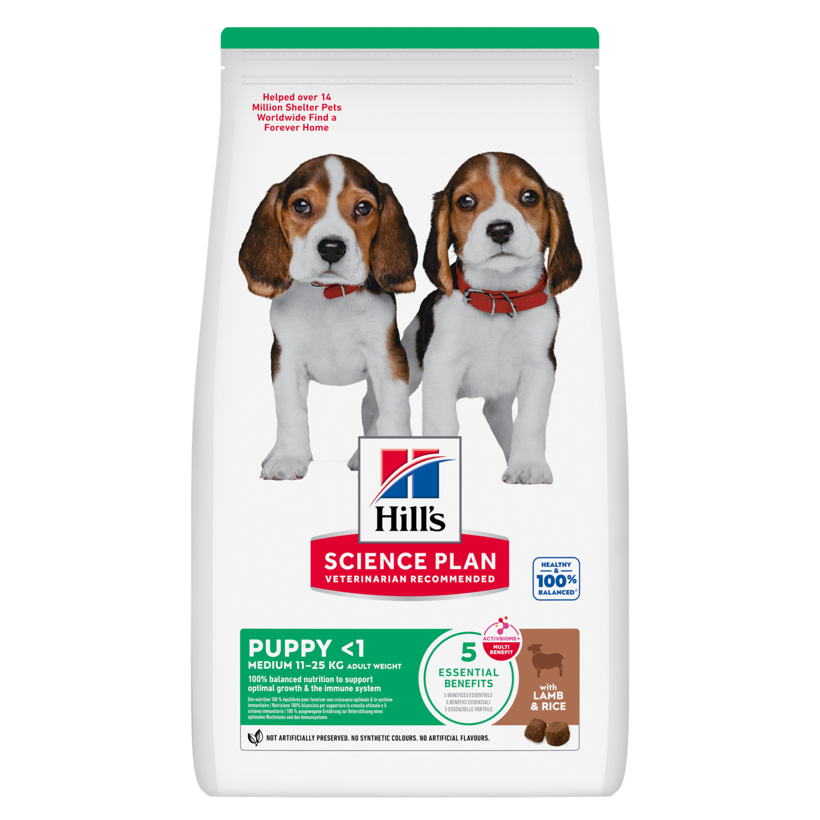 Hills cachorros raza pequeña cordero 1.8kg