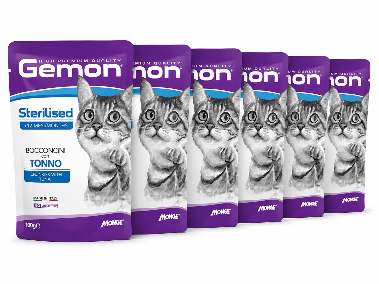 Promo 5+1 sachet gemon gato castrado