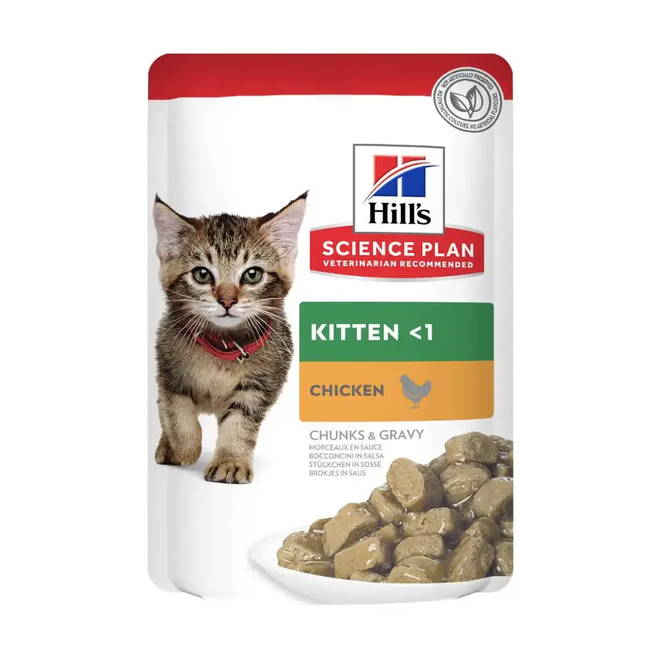 Sachet Hills pouch pollo gatitos 80gr