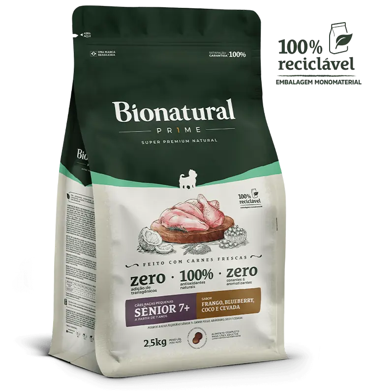 Bionatural perros senior pequeños 2.5kg