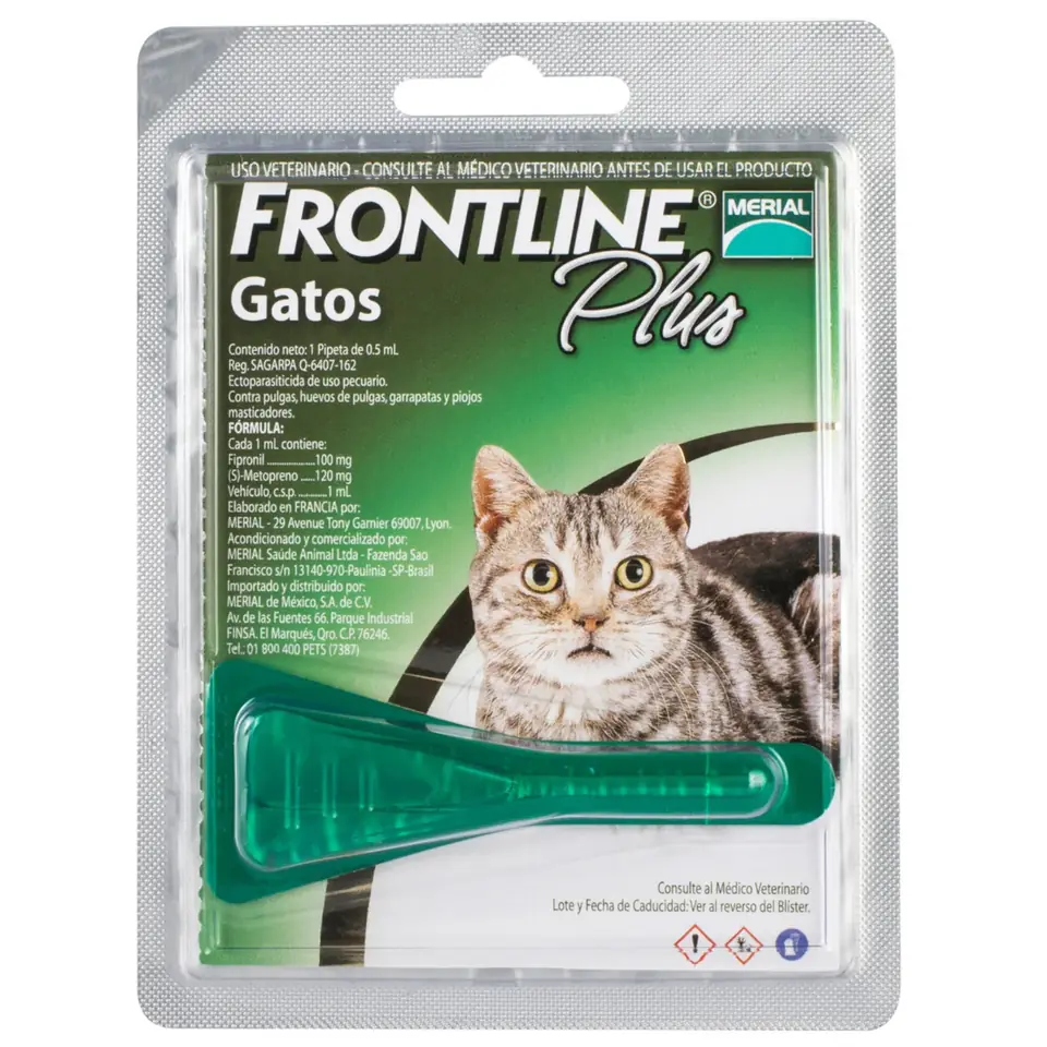 Pipeta Frontline plus gatos