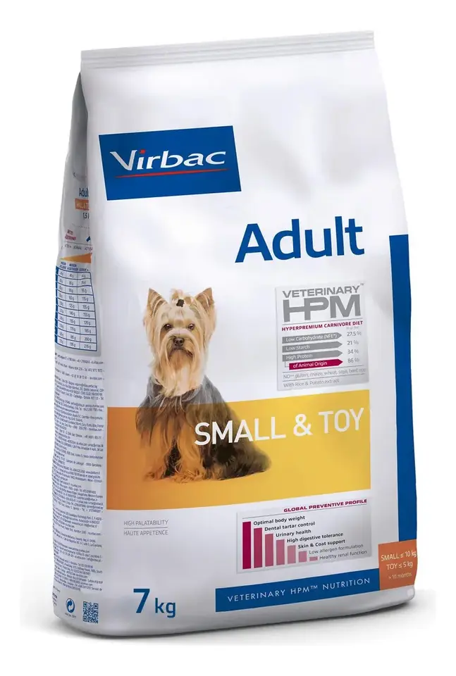 HPM Virbac dog adult small&toy 7kg