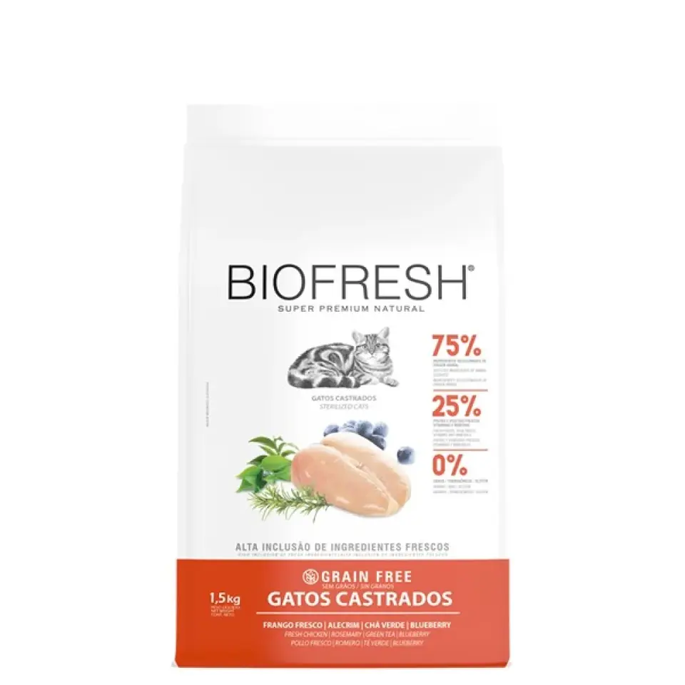 Biofresh gato castrado pollo 7.5kg