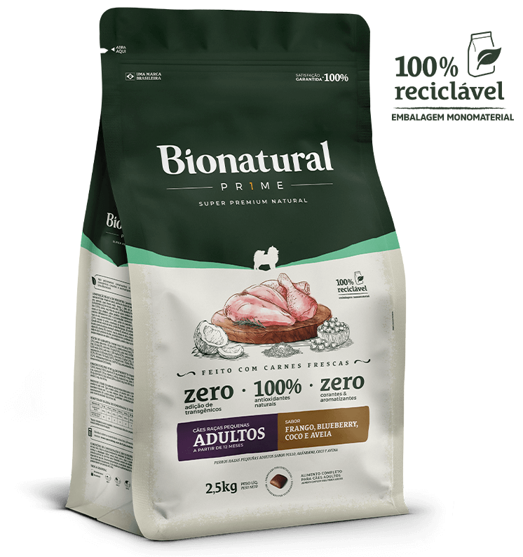Bionatural perros adultos pequeños 1kg