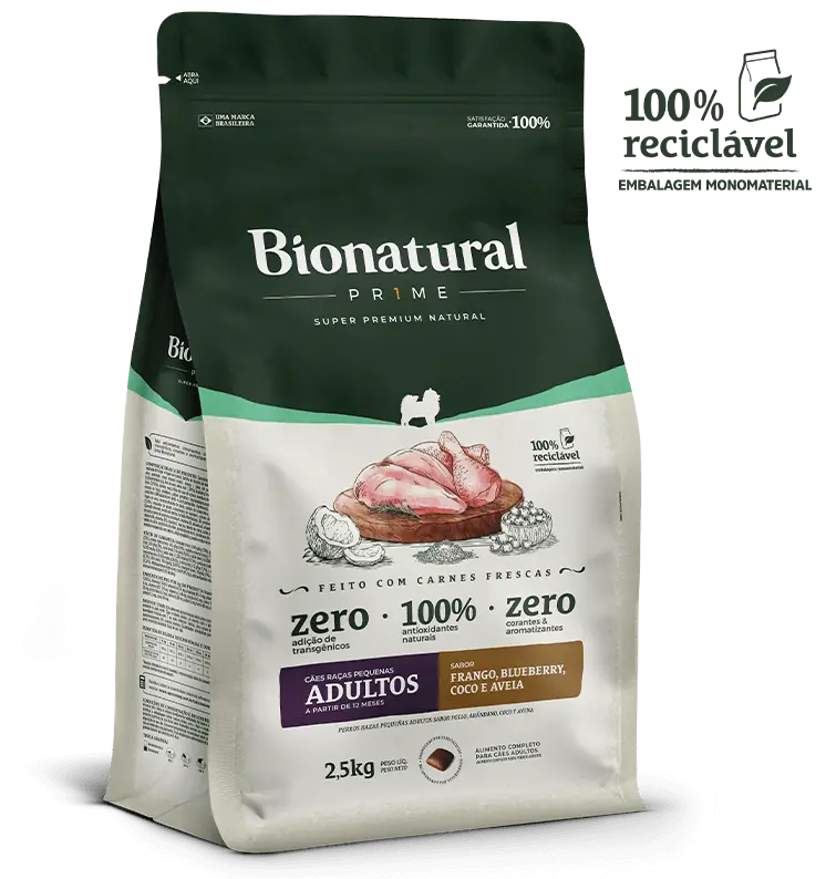 Bionatural perros adultos pequeños 1kg