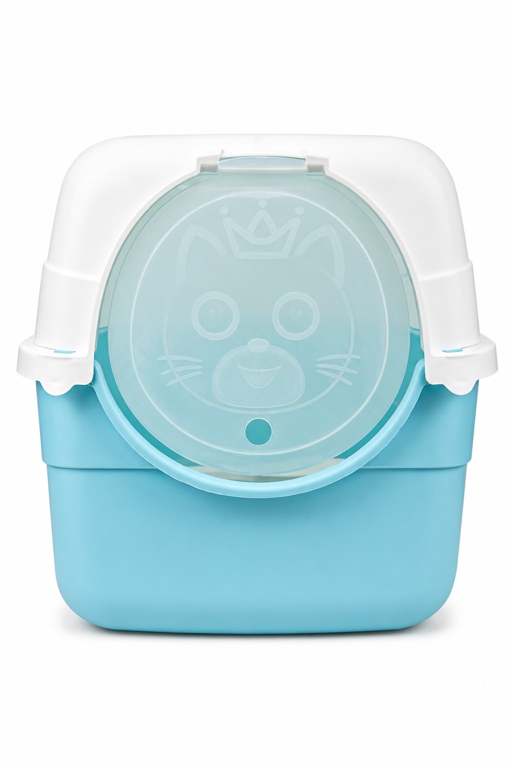 Baño cerrado cara de gato
