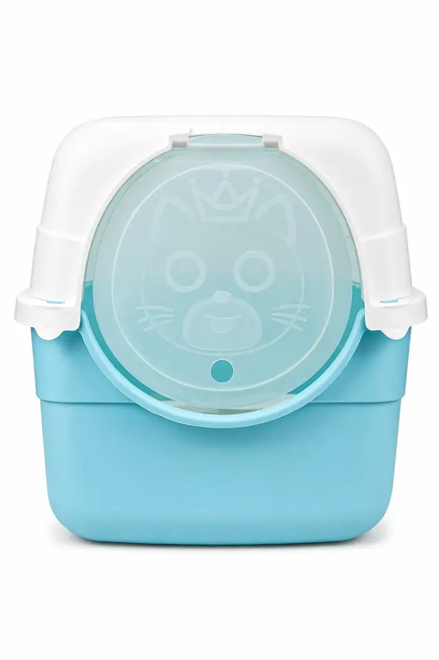 Baño cerrado cara de gato