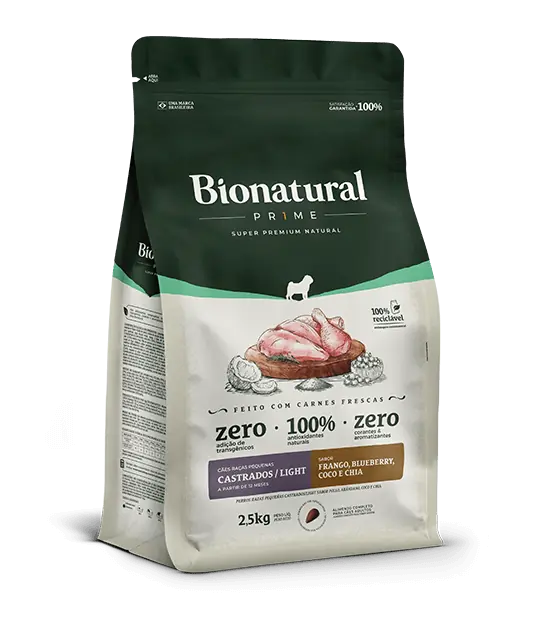 Bionatural perros castrados/light 2.5kg