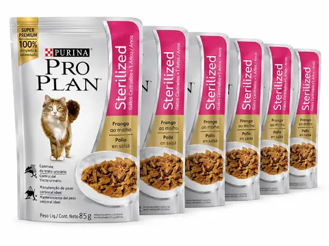 Promo 5+1 sachet Pro Plan gato castrado