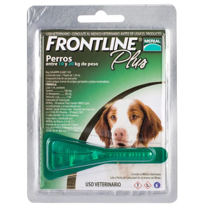Pipeta Frontline plus perros 10-20kg