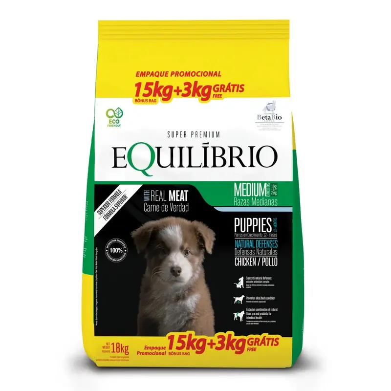 Equilibrio perro cachorro 15+3kg
