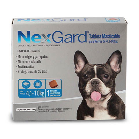 ¡Promo Especial! Pack NexGard 4.1 a 10 kg (3 Comprimidos)