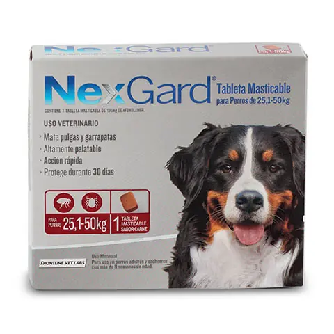 ¡Promo Especial! Pack NexGard 25.1 a 50 kg (3 Comprimidos)