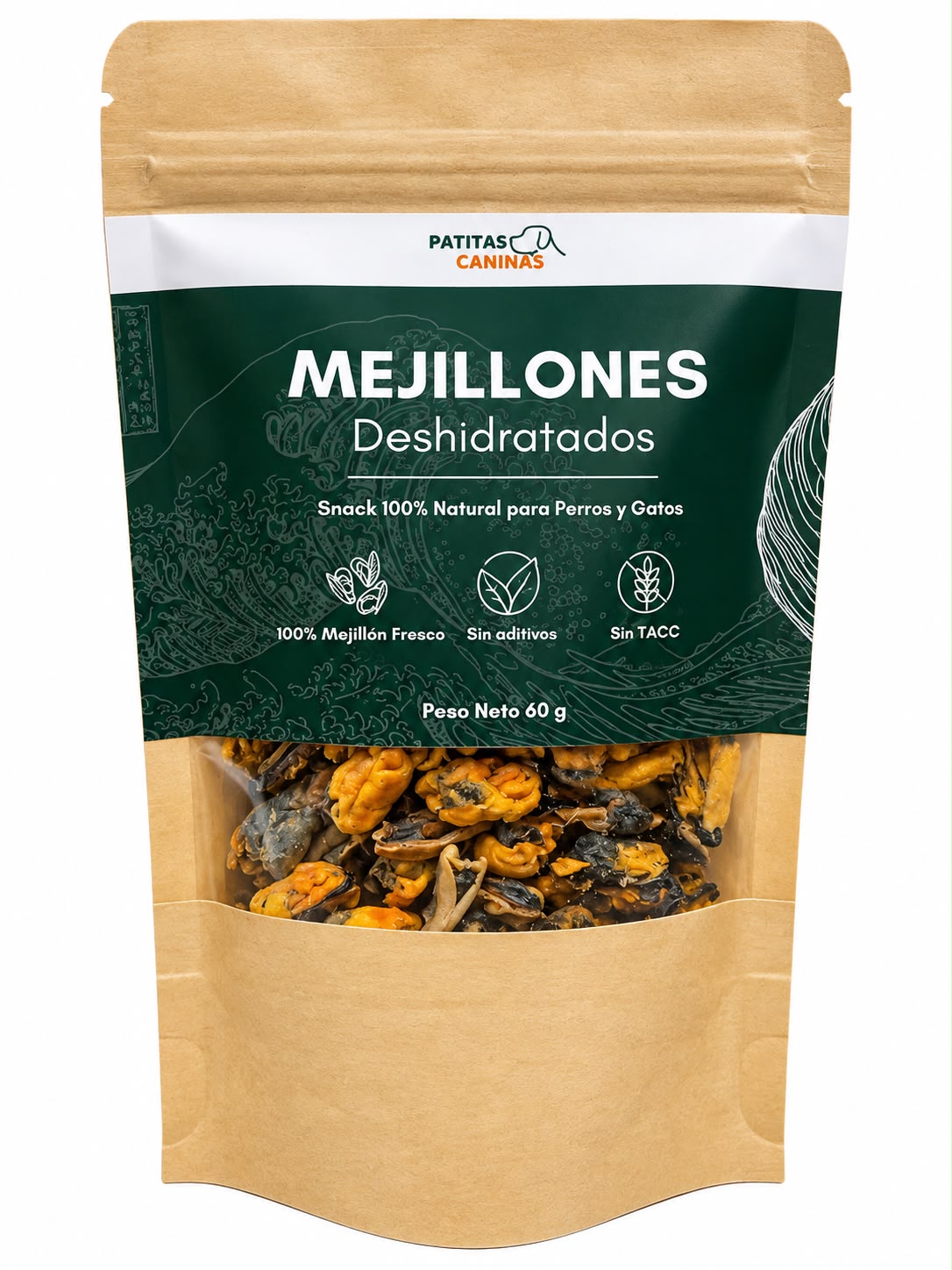 Crunch de mejillones