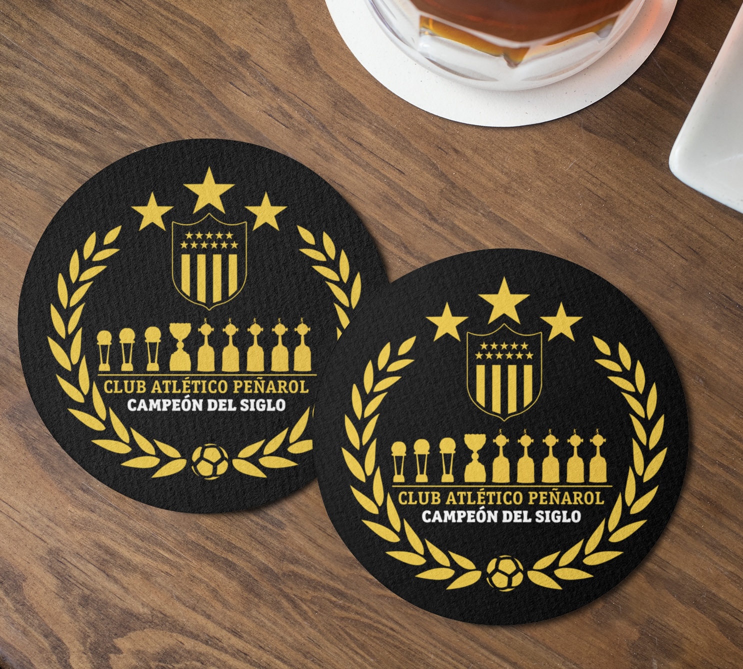 Posavasos Peñarol x 6
