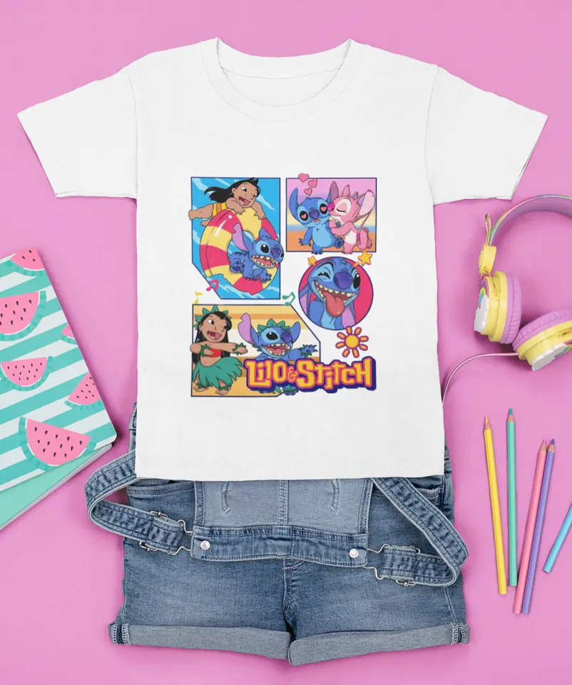 Remera Lilo y Stitch