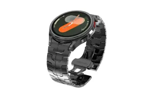 Correa Metálica de Acero para Samsung Galaxy Watch ( 40mm-47mm) Color Negro.