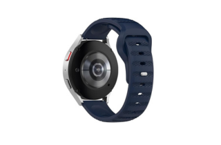 Malla Correa de Silicona para Relojes 20mm de Perno. Color Azul Oscuro