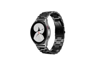 Malla Correa Reloj Smartwatch Acero De 20 Y 22 Mm Unsmartuy. Color Negro.