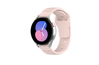 Malla Correa Deportiva Silicona para Relojes de 20mm de Perno. Color Rosa Claro.