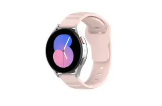 Malla Correa Deportiva de Silicona Para Relojes de 22mm de Perno. Color Rosa Claro