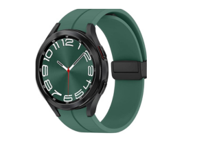 Malla correa para Samsung Galaxy Watch 5/4 cierre magnético. Color Verde.