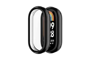 Protector Case De Pantalla Para Xiaomi Mi Band 8 Unsmart. Color Negro.