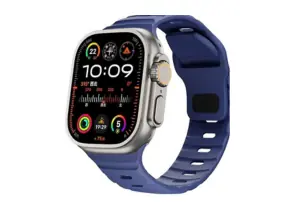 Malla/Correa de Silicona Suave y Deportiva para Apple Watch Color Azul