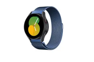 Malla Correa Metálica Para Apple Watch. Color Azul