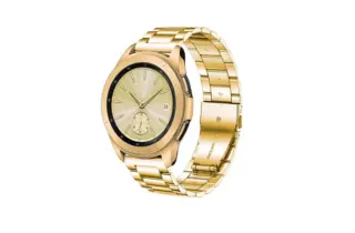 Malla Correa Reloj Smartwatch Acero de 20mm y 22mm. Color Dorado.