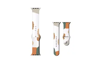 Correa Silicona Past Para Apple Watch 38 40 41 42 44 45 49mm