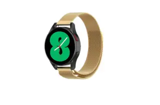 Malla Correa Metálica Para Apple Watch 42-44-45-49mm Color Oro
