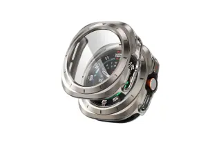 Protector de Pantalla Y Bordes para Samsung Galaxy Watch Ultra 47 mm. Color Titanio.