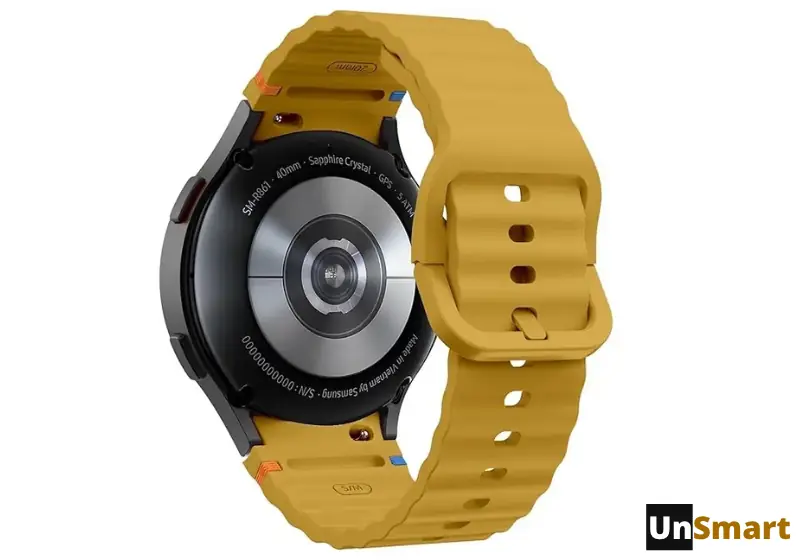 Correa de silicona para Samsung Galaxy Watch 7 / 6 / 5 / 4 - Amarillo