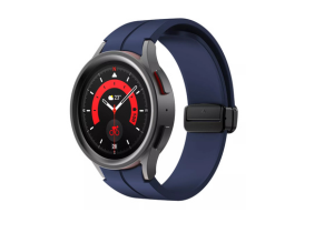 Malla correa para Samsung Galaxy Watch 5/4 cierre magnético. Color Azul marino.