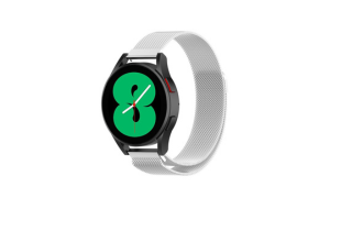 Malla Correa Metálica Para Apple Watch. Color Plateado.