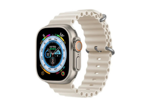 Malla Correa Ocean para Apple Watch. Color Starlight (Blanco espacial)