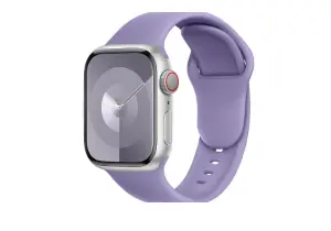 Malla Correa Silicona Para Apple Watch38 40 41 42 44 45 49mm. Color Lila.