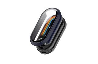 Funda Protector de Pantalla para Xiaomi Mi Band 9 UnSmart. Color Azul.